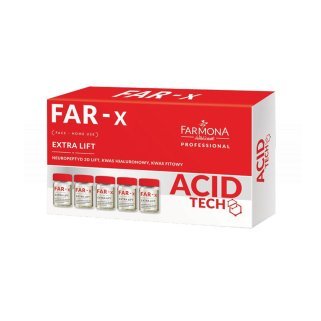 Liftingconcentraat FAR-X Active van Farmona 5 x 5 ml voor thuisgebruik en professionele huid- en lichaamsverzorging