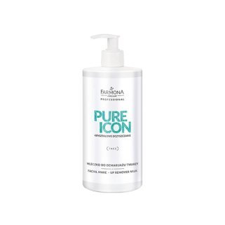 Reinigingsmelk Farmona Pure Icon 500 ml voor professionele gezichtsverzorging en comfortabel reinigen in salon en retail