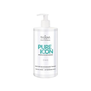 Reinigingsmelk Farmona Pure Icon 500 ml voor professionele gezichtsverzorging en comfortabel reinigen in salon en retail