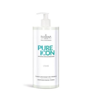 Kalmerende tonic Farmona Pure Icon 500 ml voor professionele huid- en lichaamsverzorging in salon en beautyshop