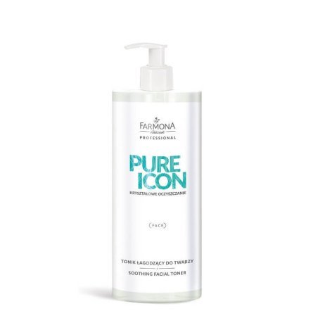 Kalmerende tonic Farmona Pure Icon 500 ml voor professionele huid- en lichaamsverzorging in salon en beautyshop