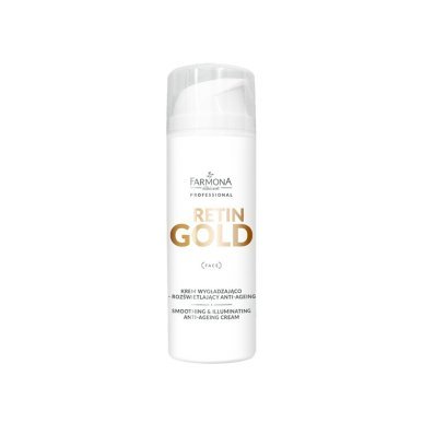 Anti-aging gezichtscrème Farmona Retin Gold 150 ml voor gladmakende en verhelderende gezichtsverzorging