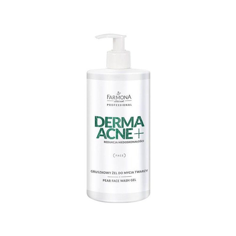 Gezichtswasgel Farmona Derma Acne+ peer 500 ml voor professionele salonverzorging en beautyverkoop Gezichtswasgel Farmona Derma Acne+ peer 500 ml voor professionele salonverzorging en beautyverkoop