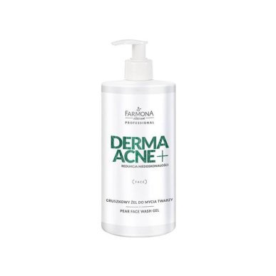 Gezichtswasgel Farmona Derma Acne+ peer 500 ml voor professionele salonverzorging en beautyverkoop