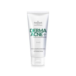 Verwekend masker Farmona Derma Acne+ 200 ml voor professionele gezichtsverzorging en huidbehandelingen in de salon