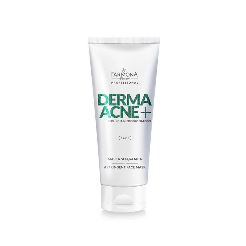 Adstringerend masker Farmona Derma Acne+ 200 ml voor professionele huidverzorging en beautybehandelingen in de salon