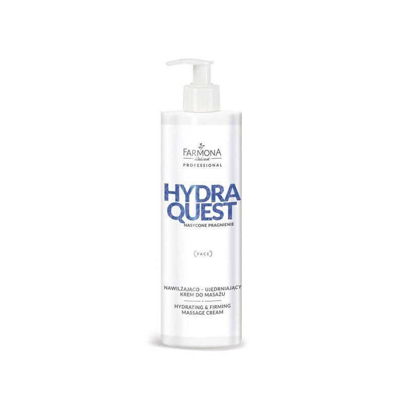 Hydraterende en verstevigende massagecrème Farmona Hydra Quest 280 ml voor professionele salonverzorging van huid en lichaam Hydraterende en verstevigende massagecrème Farmona Hydra Quest 280 ml voor professionele salonverzorging van huid en lichaam