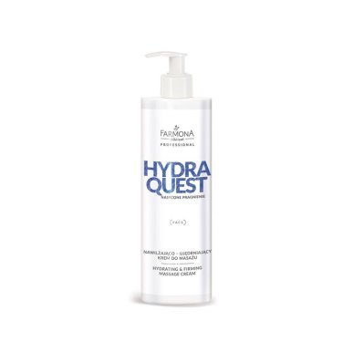 Hydraterende en verstevigende massagecrème Farmona Hydra Quest 280 ml voor professionele salonverzorging van huid en lichaam