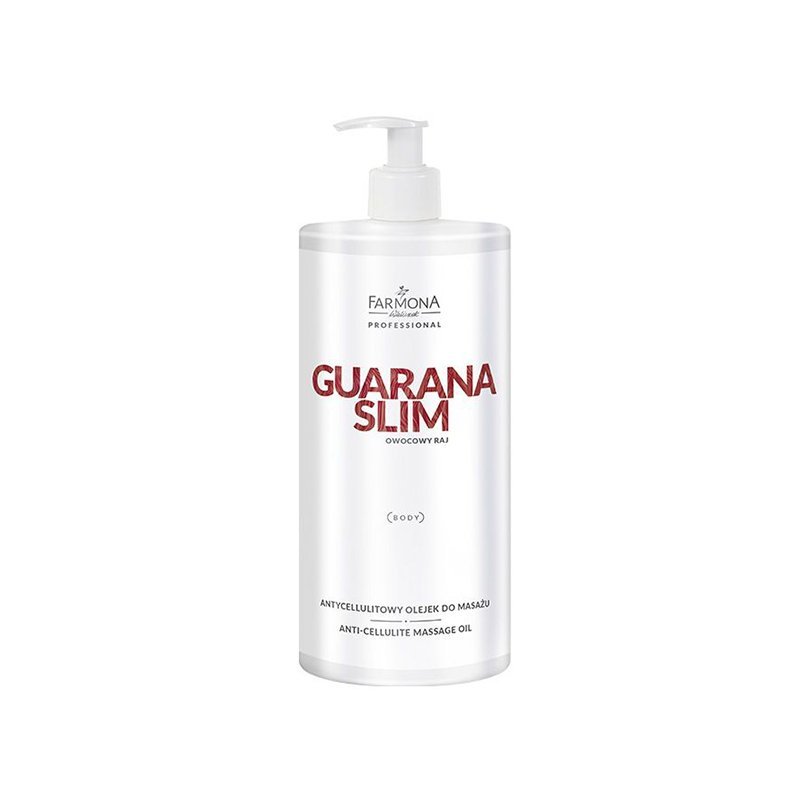 Anticellulitis-massageolie Farmona Guarana Slim 950 ml voor professionele lichaamsverzorging en salonbehandelingen Anticellulitis-massageolie Farmona Guarana Slim 950 ml voor professionele lichaamsverzorging en salonbehandelingen