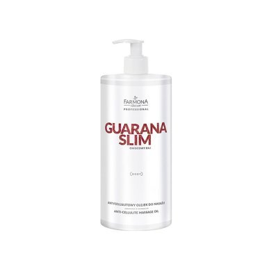 Anticellulitis-massageolie Farmona Guarana Slim 950 ml voor professionele lichaamsverzorging en salonbehandelingen