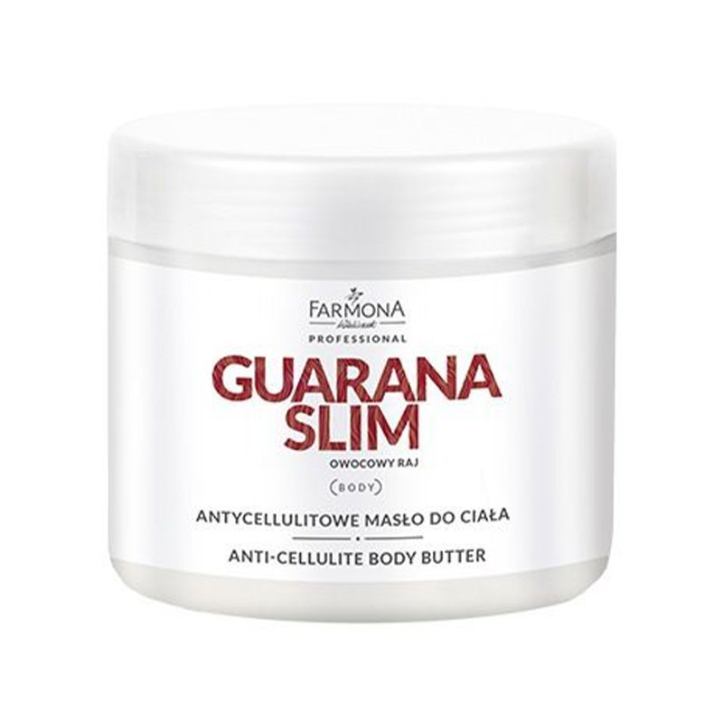 Anticellulitis-bodybutter Farmona Guarana Slim 500 ml voor professionele lichaamsverzorging in salon en beautyshop