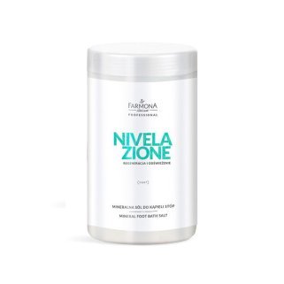Minerale voetbadzout Farmona Nivelazione 1500 g voor professionele en comfortabele voetverzorging in de salon