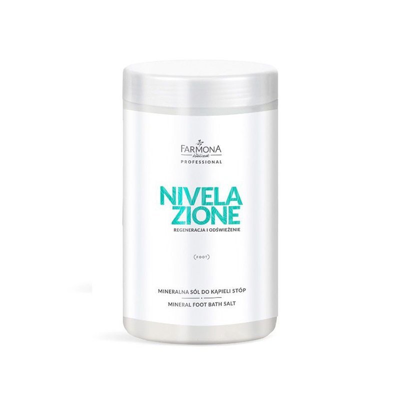 Minerale voetbadzout Farmona Nivelazione 1500 g voor professionele en comfortabele voetverzorging in de salon