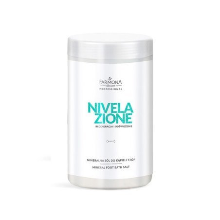 Minerale voetbadzout Farmona Nivelazione 1500 g voor professionele en comfortabele voetverzorging in de salon