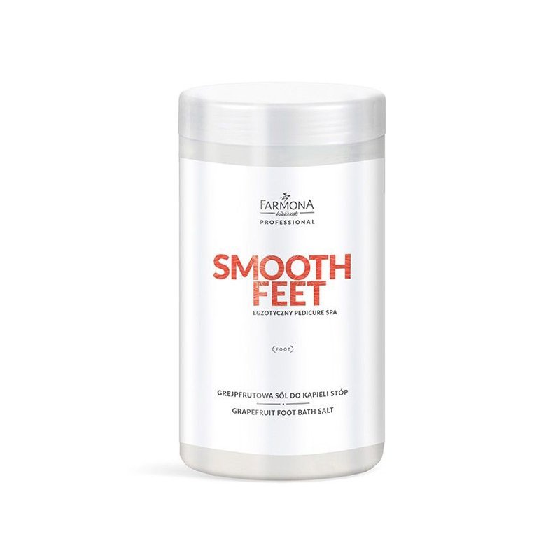 Voetbadzout Farmona Smooth Feet grapefruit 1500 g voor professionele voetverzorging en gebruik in de beautysalon Voetbadzout Farmona Smooth Feet grapefruit 1500 g voor professionele voetverzorging en gebruik in de beautysalon