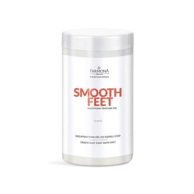 Voetbadzout Farmona Smooth Feet grapefruit 1500 g voor professionele voetverzorging en gebruik in de beautysalon