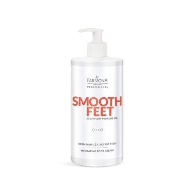 Hydraterende voetcrème Farmona Smooth Feet 500 ml voor professionele voetverzorging en beautybehandelingen in de salon