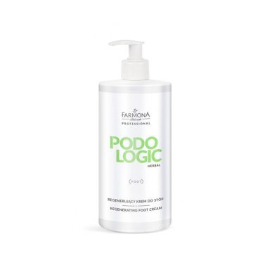 Regenererende voetcrème Farmona Podologic Herbal 500 ml voor professionele voetverzorging en salonbehandelingen