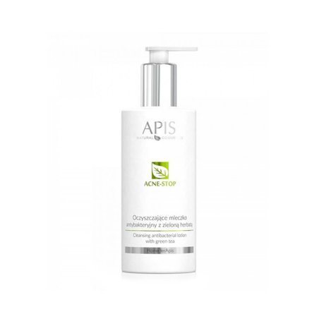 Reinigingsmelk Acne-Stop Apis Home Therapy 300 ml voor probleemhuid en professionele gezichtsverzorging in de salon