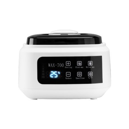 Waxverwarmer Pro Wax 700 wit 500 ml 120 W voor professionele harsbehandelingen en praktisch georganiseerd salonwerk