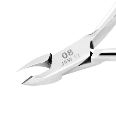 Nagelriemtang Ocho Pro model 08 met bek 12 (4 mm) voor manicure, pedicure en professionele nagelstyling in de salon