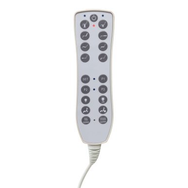 Elektrische behandelstoel Azzurro 708B Exclusive met 4 motoren en verwarming voor professionele salons en beautybehandelingen