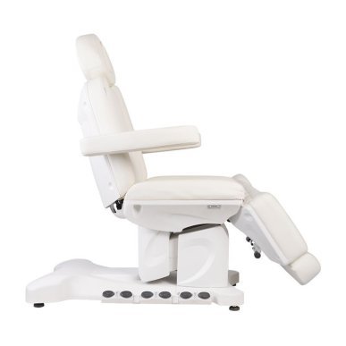 Elektrische behandelstoel Azzurro 708B Exclusive met 4 motoren en verwarming voor professionele salons en beautybehandelingen