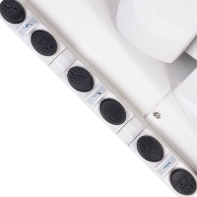 Elektrische behandelstoel Azzurro 708B Exclusive met 4 motoren en verwarming voor professionele salons en beautybehandelingen