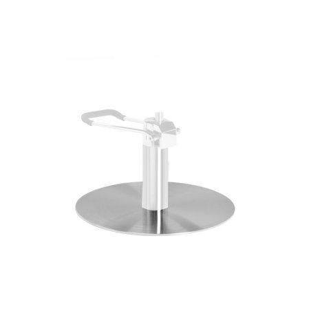 Rond inox onderstel voor barberstoel Gabbiano L010 voor service, vervanging en praktische salonorganisatie in professionele