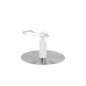 Rond inox onderstel voor barberstoel Gabbiano L010 voor service, vervanging en praktische salonorganisatie in professionele Rond inox onderstel voor barberstoel Gabbiano L010 voor service, vervanging en praktische salonorganisatie in professionele
