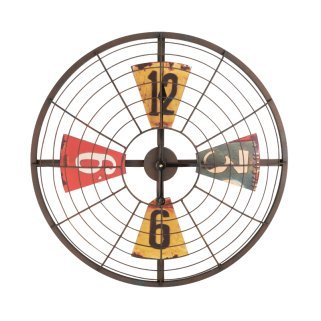 Decoratieve klok Fan voor saloninrichting en werkorganisatie met professionele uitstraling in salon en praktijk