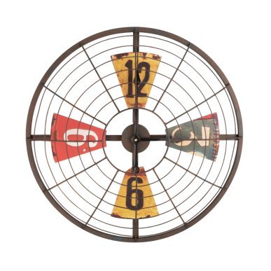 Decoratieve klok Fan voor saloninrichting en werkorganisatie met professionele uitstraling in salon en praktijk