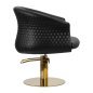 Hairdressing Chair Gabbiano Wersal gold black Hairdressing Chair Gabbiano Wersal gold black