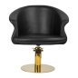 Hairdressing Chair Gabbiano Wersal gold black Hairdressing Chair Gabbiano Wersal gold black