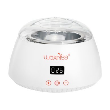 Waxverwarmer FHC-E2052 500 ml 100 W voor professioneel gebruik bij het verwarmen van wax in salon en thuis, witte uitvoering