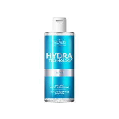 Actieve gezichtsoplossing Farmona Hydra Technology 500 ml sterk regenererend voor gerichte salon- en thuisverzorging