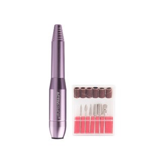 Nagelfrees Mini Pro203 roze voor manicure, pedicure en nagelstyling, praktisch apparaat voor dagelijks salonwerk