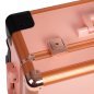 Mobiele beautycase met werkstation T-27 roségoud voor professioneel salonwerk en mobiele beautydiensten bij klanten