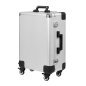 Mobiele beautycase met werkstation T-27 zilver voor professionele saloninrichting en praktische mobiele beautyservice Mobiele beautycase met werkstation T-27 zilver voor professionele saloninrichting en praktische mobiele beautyservice