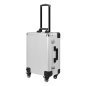 Mobiele beautycase met werkstation T-27 zilver voor professionele saloninrichting en praktische mobiele beautyservice Mobiele beautycase met werkstation T-27 zilver voor professionele saloninrichting en praktische mobiele beautyservice