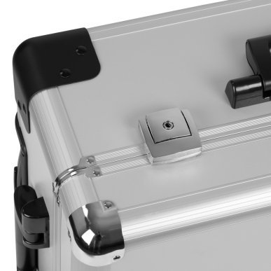 Mobiele beautycase met werkstation T-27 zilver voor professionele saloninrichting en praktische mobiele beautyservice