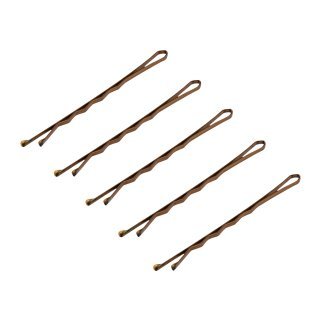 Wsuwki fryzjerskie do włosów złote ActiveShop E-57 120 szt. 5.6 cm