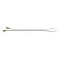 Wsuwki fryzjerskie do włosów złote ActiveShop E-57 120 szt. 5.6 cm