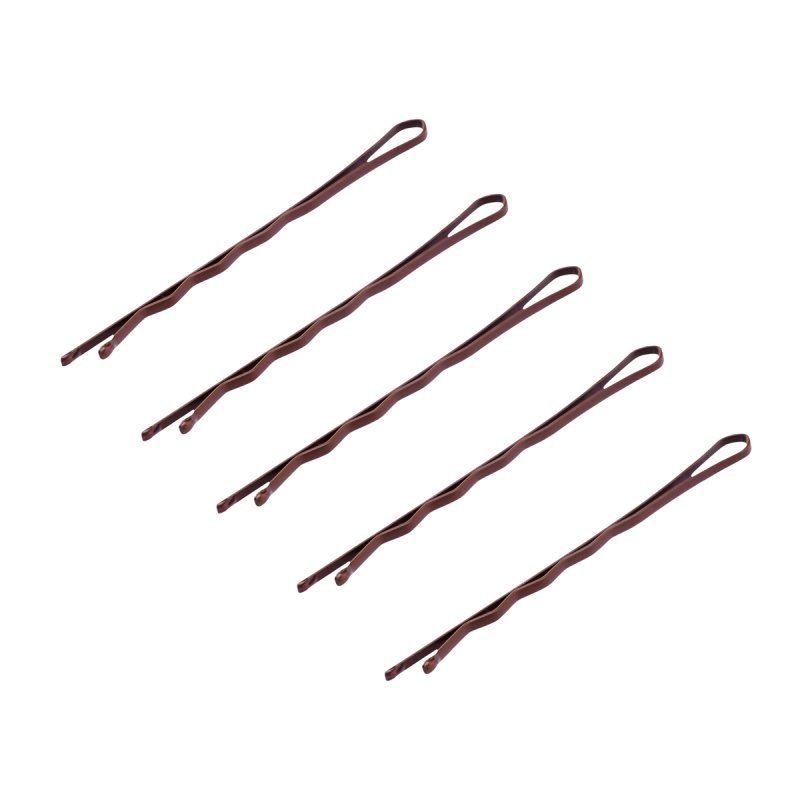 Wsuwki fryzjerskie do włosów miedziane ActiveShop E-58 120 szt. 5.6 cm