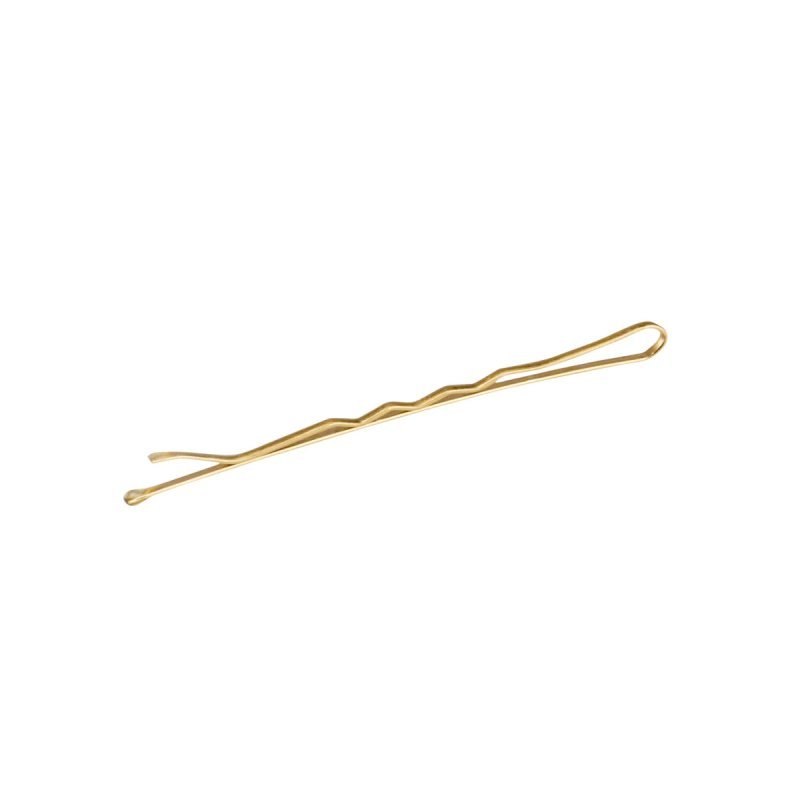 Wsuwki fryzjerskie do włosów złote ActiveShop E-64 50 szt. 6 cm