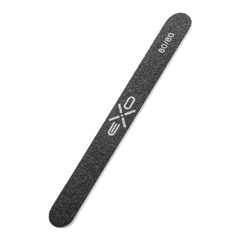 Rechte nagelvijl EXO 80/80, 10 stuks voor professionele nagelvoorbereiding en styling voor manicure in de salon