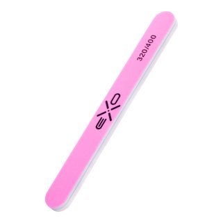Rechte buffer-polijstvijl Exo 320/400, 10 stuks voor nagelvoorbereiding en styling bij professioneel salonwerk