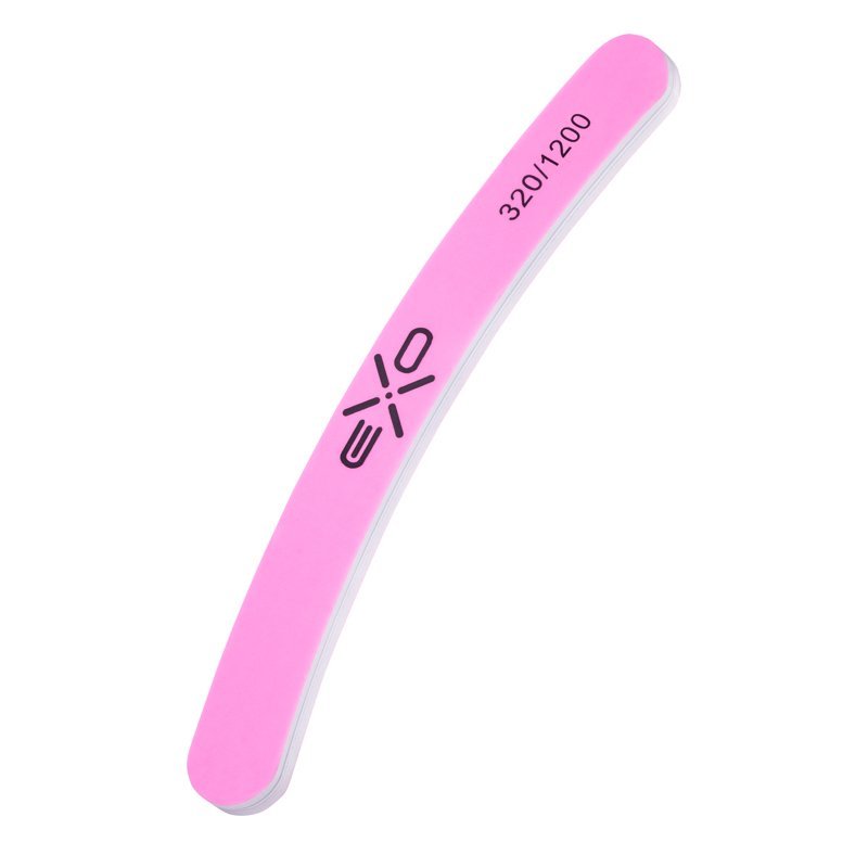 Banaan buffer polijstvijl EXO 320/1200, 10 stuks voor nagelvoorbereiding en styling in de professionele salonpraktijk
