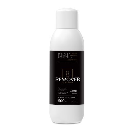 Nagellakremover Ocho Nails 500 ml voor manicure en nagellakwerk bij professionele salonbehandelingen en praktijkgebruik