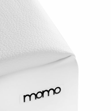 Manicure-armsteun wit Momo Professional voor comfortabele klantbehandeling en een nette werkplek in de nagelstudio